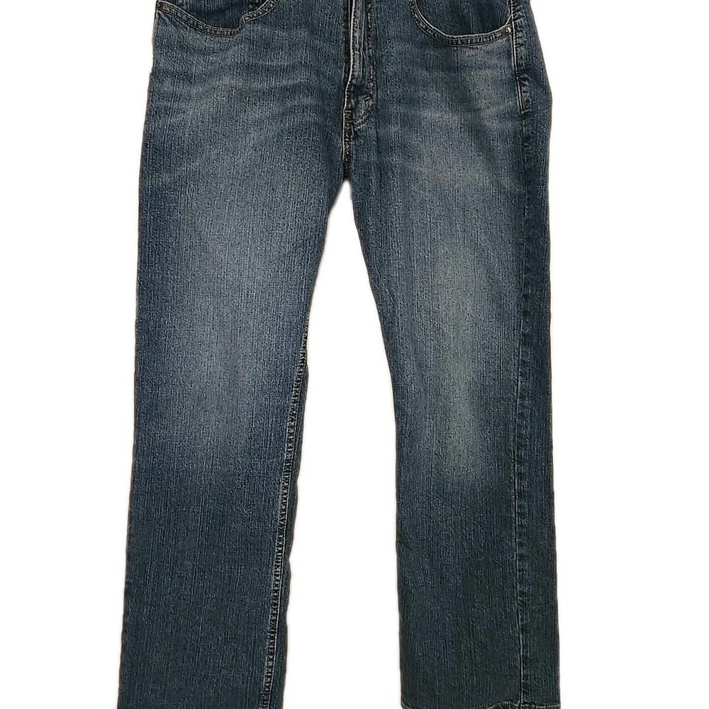 STRAUSS Signature Gold Jeans Mens 34x30 Blue Straight Leg Denim